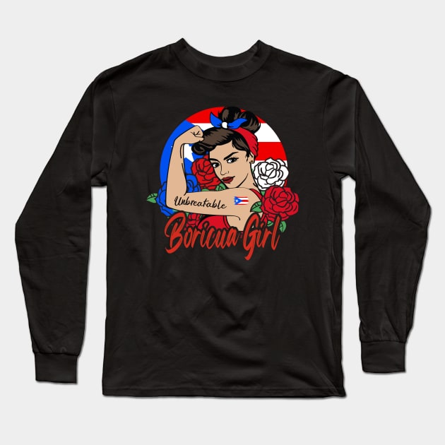 Boricua Long Sleeve T-Shirt by JayD World